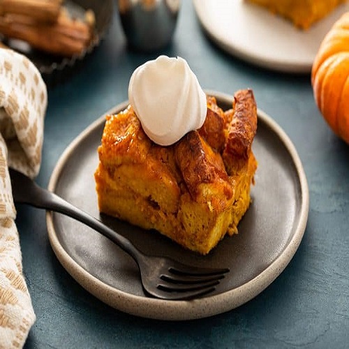 Pumpkin Bread Pudding Recipe